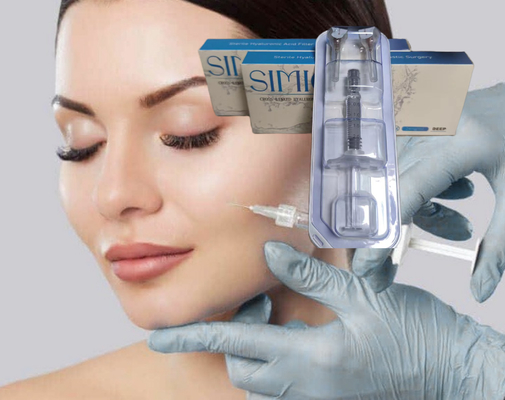 Cross Linked Dermal Lip Fillers Face Dermal Filler Axit hyaluronic tiêm