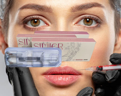Phụ nữ Dermal Lip Fillers Cross Linked Hyaluronic Acid 2ml HA Body Filler
