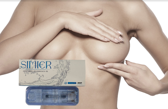 Tiêm axit hyaluronic trong vú trong suốt 100cc Giọt nước mắt tăng vú